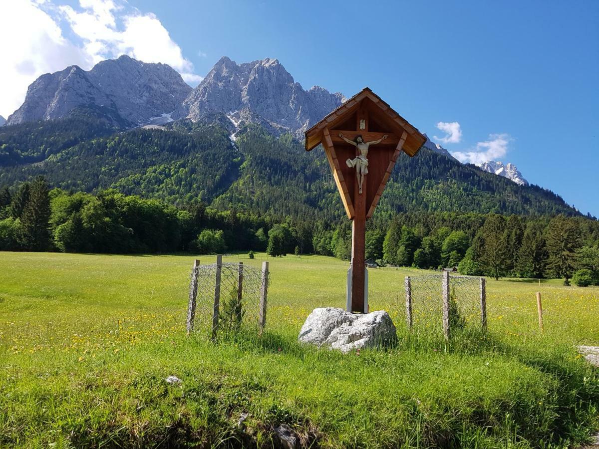 Landhaus Waldrebe Grainau Kültér fotó